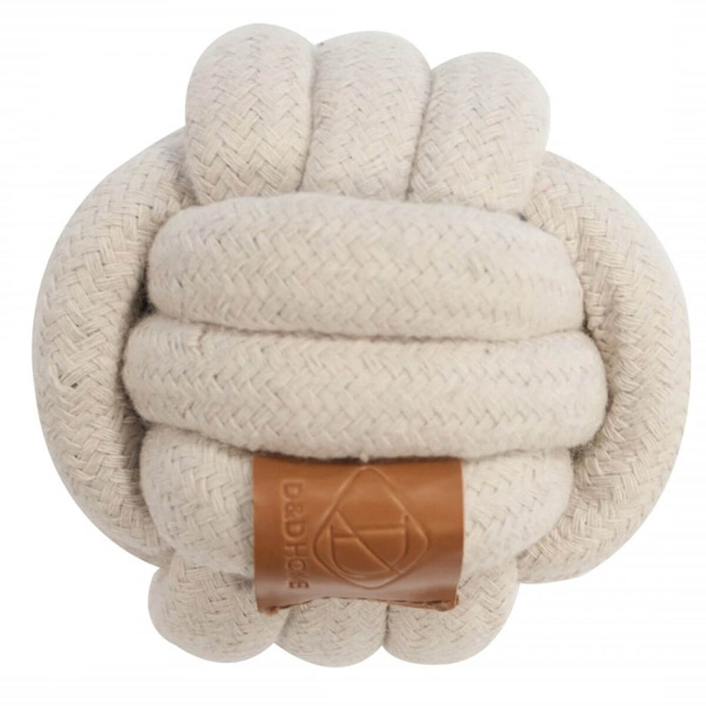 Duvo+ Skip Ball Cotton Rope Toy for Small Dogs 6cm