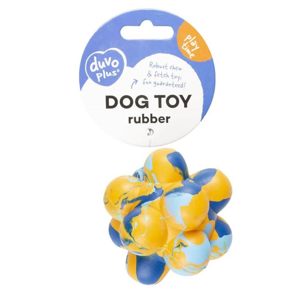 Duvo+ Smash Rubber Dog Toy Ball for Strong Chewers Medium