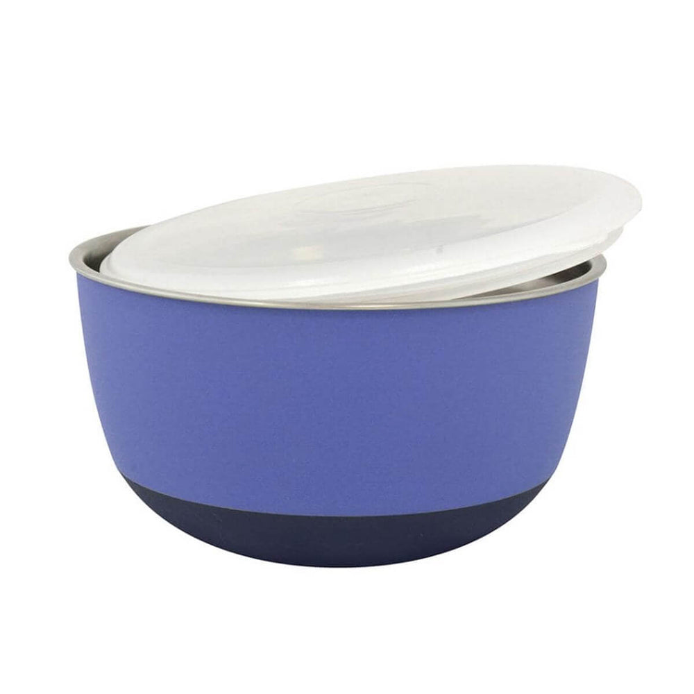Duvo+ With Lid Food and Water Bowl for Pets Purple 700ml