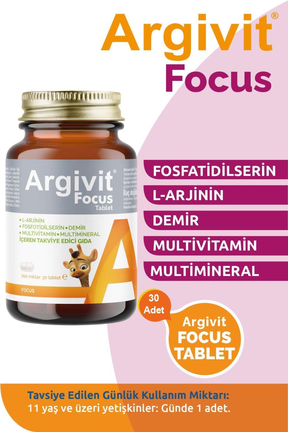 Argivit Focus 30 Tablet - Cognitive Boost | 30 Tablets