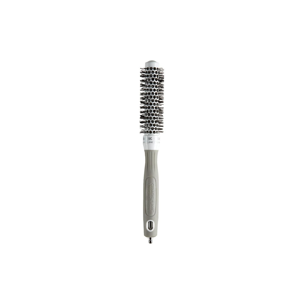 Olivia Garden Expert Blowout Shine Hair Brush - Professional Blowout Results, Detangling, and Shine Enhancement Olivia Garden Expert Blowout Shine Hair Brush - Salon Quality Hair Brush, Blowout Brush, Detangling Brush, Olivia Garden, Professional Hair Care, Hair Styling Tools, Salon Quality, Hair Detangling, Blowout Results, Hair Shine, Smoothness, Ergonomic Design, Comfortable Handling, White, Grey, Model 20