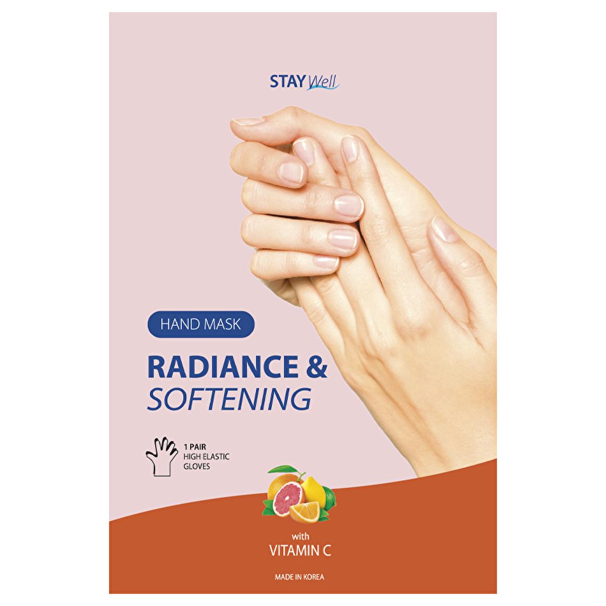 stay-well-nourishing-hand-mask, vitamin-c-hand-mask, stay-well-hand-mask-application Stay Well Nourishing and Smoothing Hand Mask - Enriched with Vitamin C | 3.4 fl oz Stay Well Hand Mask - Nourishing and Smoothing stay-well, hand-mask, hydrating-hand-care, vitamin-c, olive-oil, skin-care, nourishing, smoothing, self-care, ai-generated