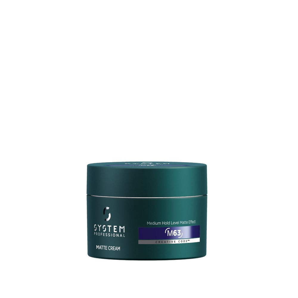 Wella System Professional Man Mat Krem Wax 80 ml - Matte Finish Hair Styling Wax for Men - Hair Styling