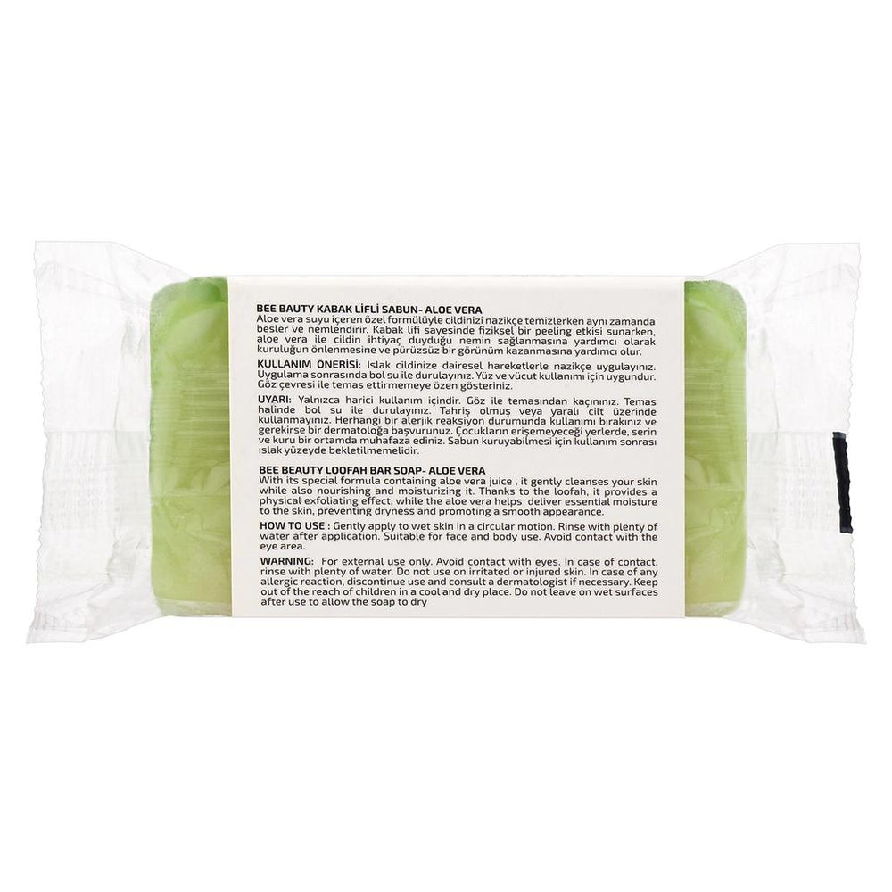 Bee Beauty Aloe Vera Luffa Soap for Smooth Skin 100g