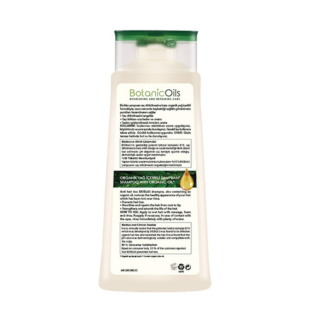 Bioblas Botanic Oils Garlic Shampoo - Nourishing, Paraben-Free, Organic Hair Care for Hair Loss - 12.18 fl oz - view 4