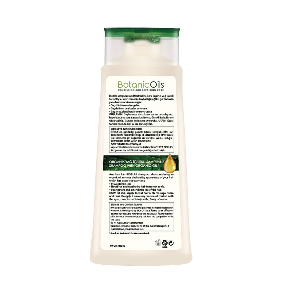 Bioblas Botanic Oils Garlic Shampoo - Nourishing, Paraben-Free, Organic Hair Care for Hair Loss - 12.18 fl oz Bioblas Garlic Shampoo - Organic Hair Care for Hair Loss garlic shampoo, organic hair care, paraben-free shampoo, hair loss treatment, natural shampoo, Bioblas, Botanic Oils, nourishing shampoo, strengthening shampoo, fragrance-free, daily hair care, sensitive scalp, hair nourishment, hair strengthening, chemical-free hair care