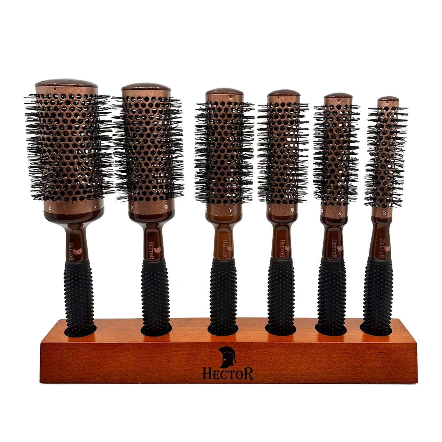 Hector Hair Brush Set - 6 Piece Vented Detangling Brushes with Pointed Tip for Versatile Styling Hector 6-Piece Hair Brush Set for Effortless Styling hair brush set, vented hair brush, pointed tip hair brush, multi-piece hair brush, hair styling tools, detangling brushes, hair care, styling brushes, hair accessories, beauty tools, hair management, frizz reduction, precision styling