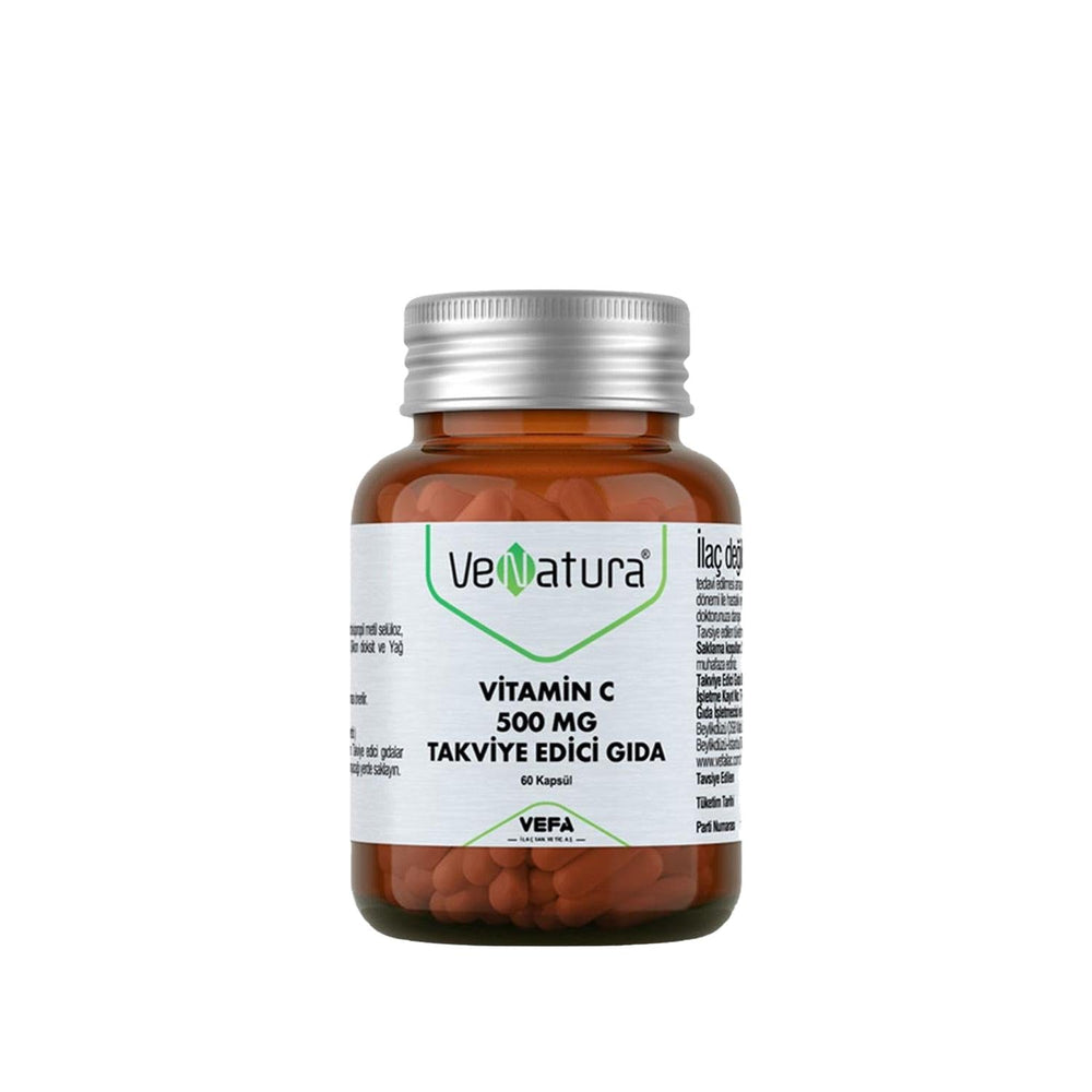 VeNatura Vitamin C Supplement 500mg - 60 Capsules for Immune System Support & Energy Boost - image 3