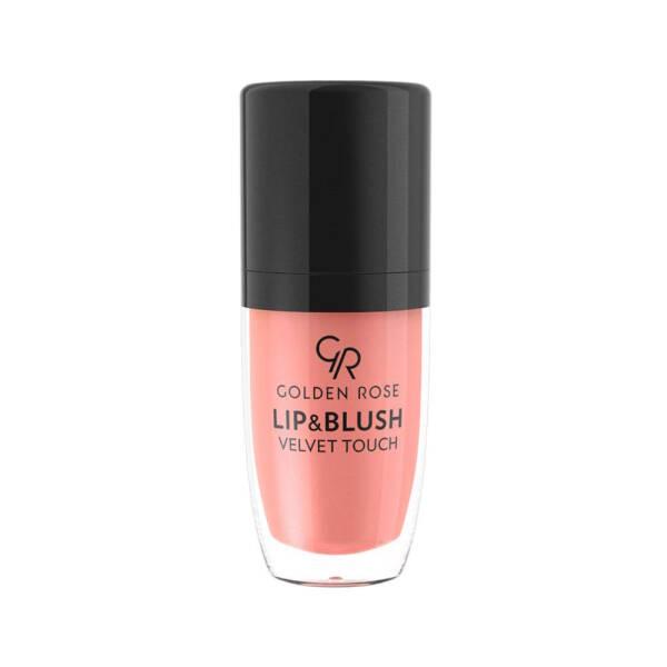 Golden Rose Velvet Touch Lip & Blush 4.5ml No:02 - Multi-use Cosmetic for Lips & Cheeks - Blush