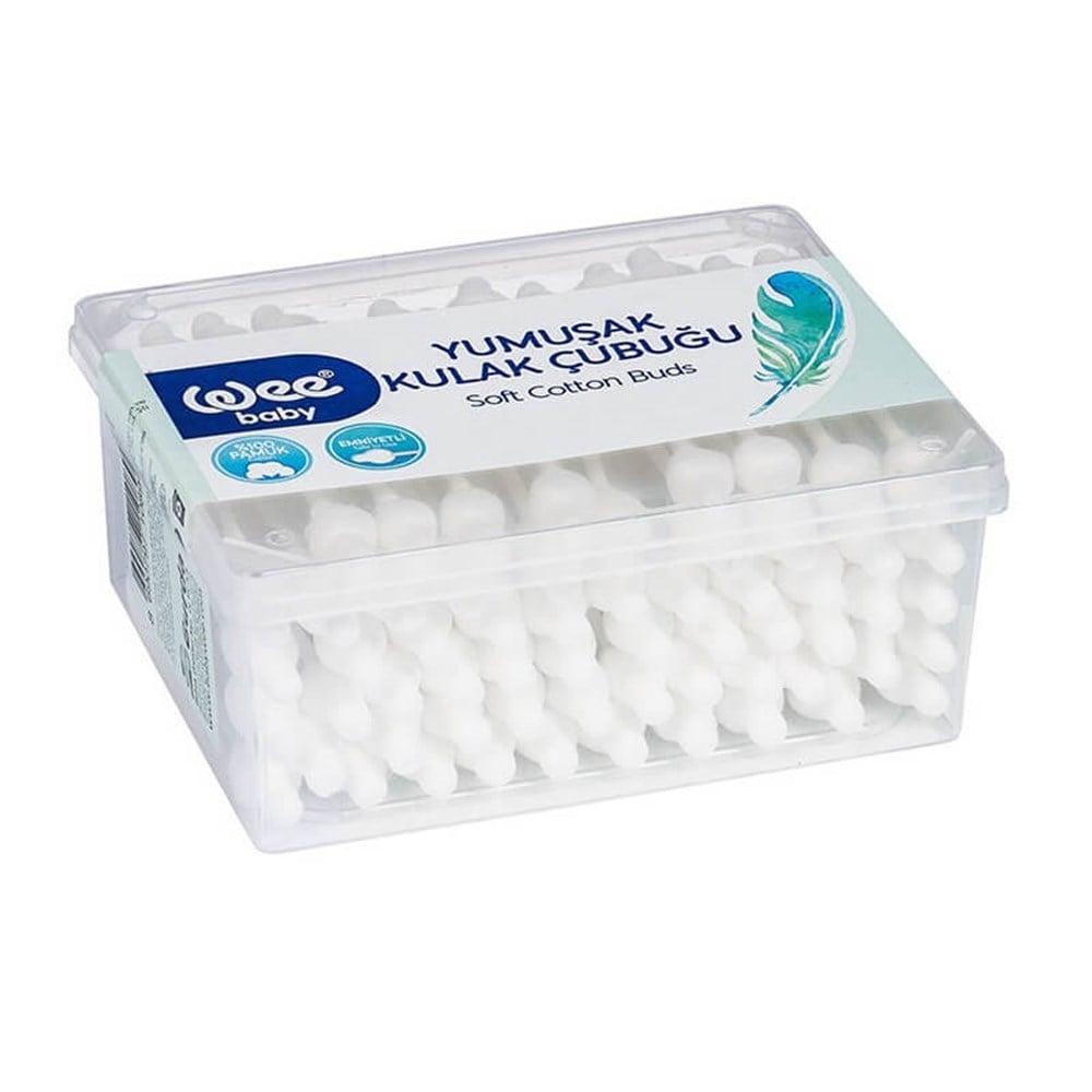 Wee Baby Soft Cotton Swabs for Babies - Gentle Ear Cleaning Buds, 60 Count - Safe for Sensitive Skin, Infant Hygiene Essentials Wee Baby Soft Cotton Swabs - Gentle Ear Cleaning for Babies baby cotton swabs, soft ear cleaning buds, infant hygiene products, gentle baby care tools, safe ear cleaning for babies, baby hygiene essentials, sensitive skin care, infant care products