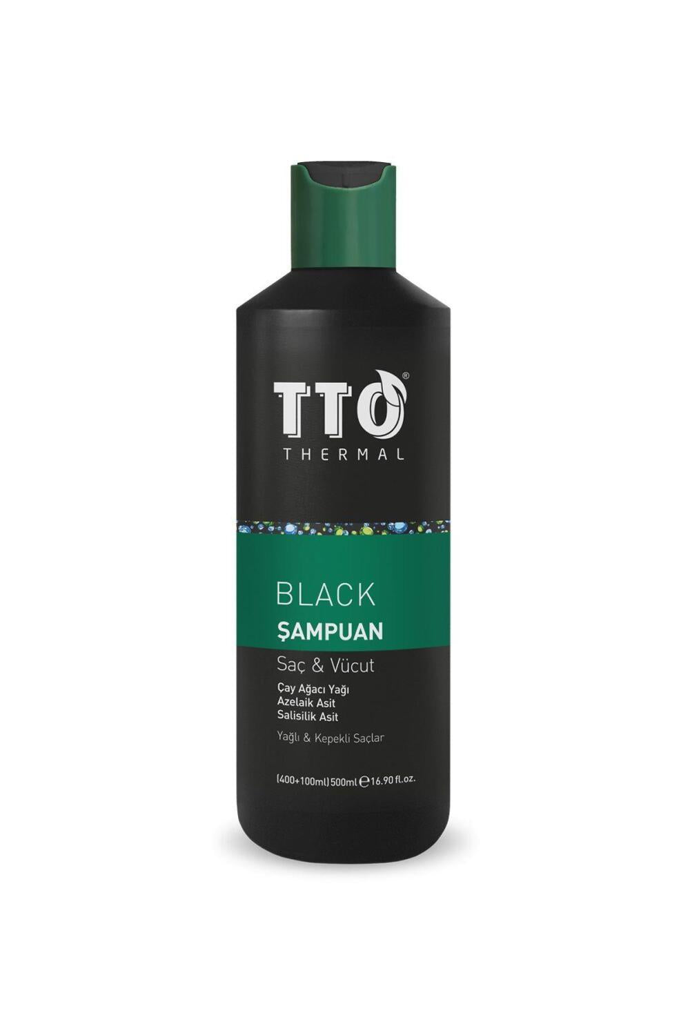 TTO Black Hair and Body Shampoo 500ml - Natural Multipurpose Cleanser for Simplified Routine TTO Black Hair & Body Shampoo 500ml TTO Black Shampoo, Hair and Body Shampoo, Natural Shampoo, 500ml Shampoo, Multipurpose Shampoo, Personal Care, Cleansing Products, Bathroom Essentials, Simplified Routine, Gentle Cleanser, Natural Ingredients, 2-in-1 Shampoo, Travel Friendly Toiletries
