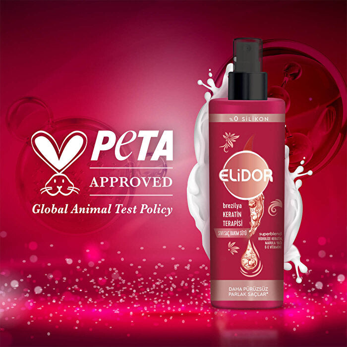 Elidor Brazilian Keratin Therapy Hair Care Lotion 200ml - Silky Smooth
