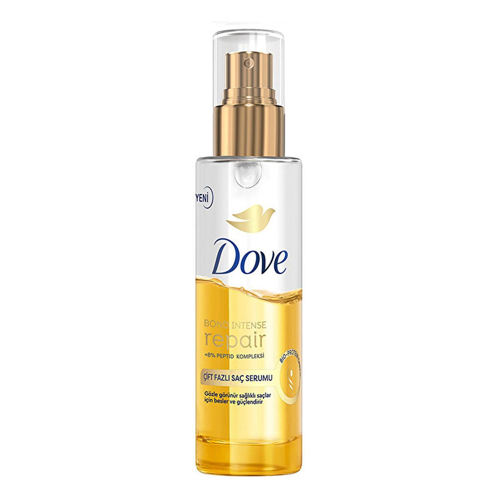 Dove Hair Repair Serum - Dual Phase Formula with Peptide Complex for Damaged Hair - view 2