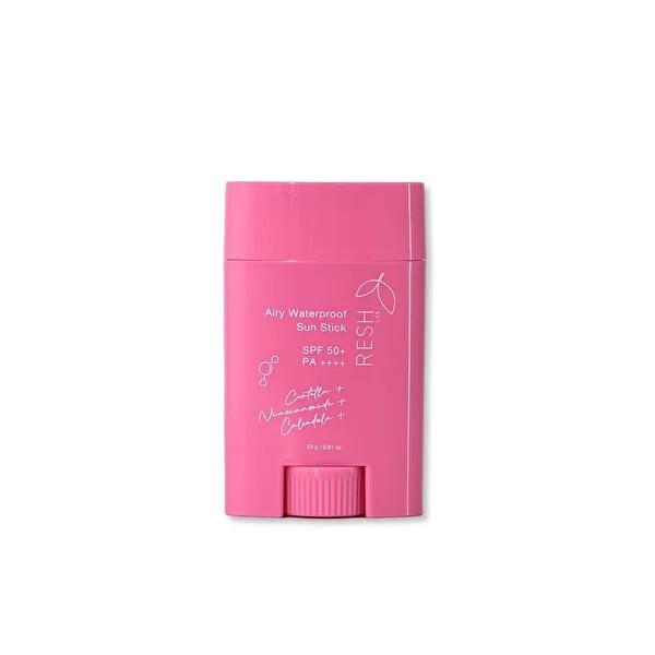 Resh Lab Waterproof Sunscreen Stick - SPF50+ PA++++ Anti-Aging Sun Protection for Sensitive Skin Resh Lab Waterproof Sunscreen Stick - SPF50+ PA++++ sunscreen stick, waterproof sunscreen, SPF50+ sun protection, anti-aging sun care, sensitive skin sunscreen, sun protection, outdoor activities, daily sun care, non-comedogenic sunscreen, sulfate-free, paraben-free, Niacinamide, Centella Asiatica, Calendula, gentle sun protection, long-lasting sunscreen