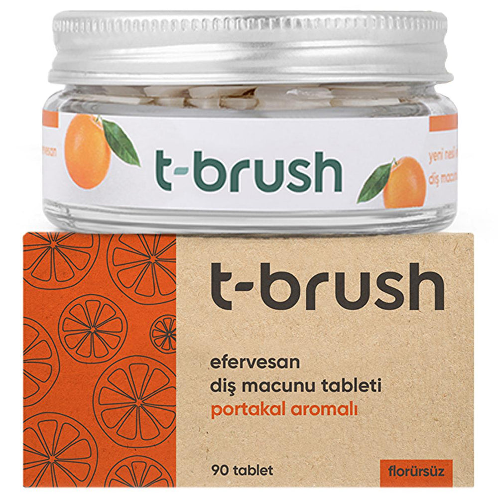 T-Brush Natural Toothpaste Tablets - Fluoride-Free, Vegan & Cruelty-Free Oral Care - 90 Tablets - view 2