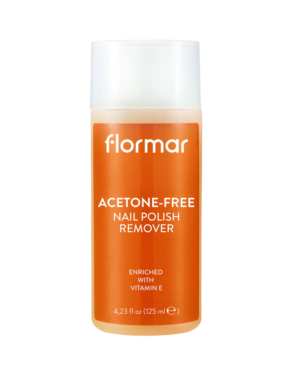 Flormar Acetone-Free Nail Polish Remover with Vitamin E 125ml