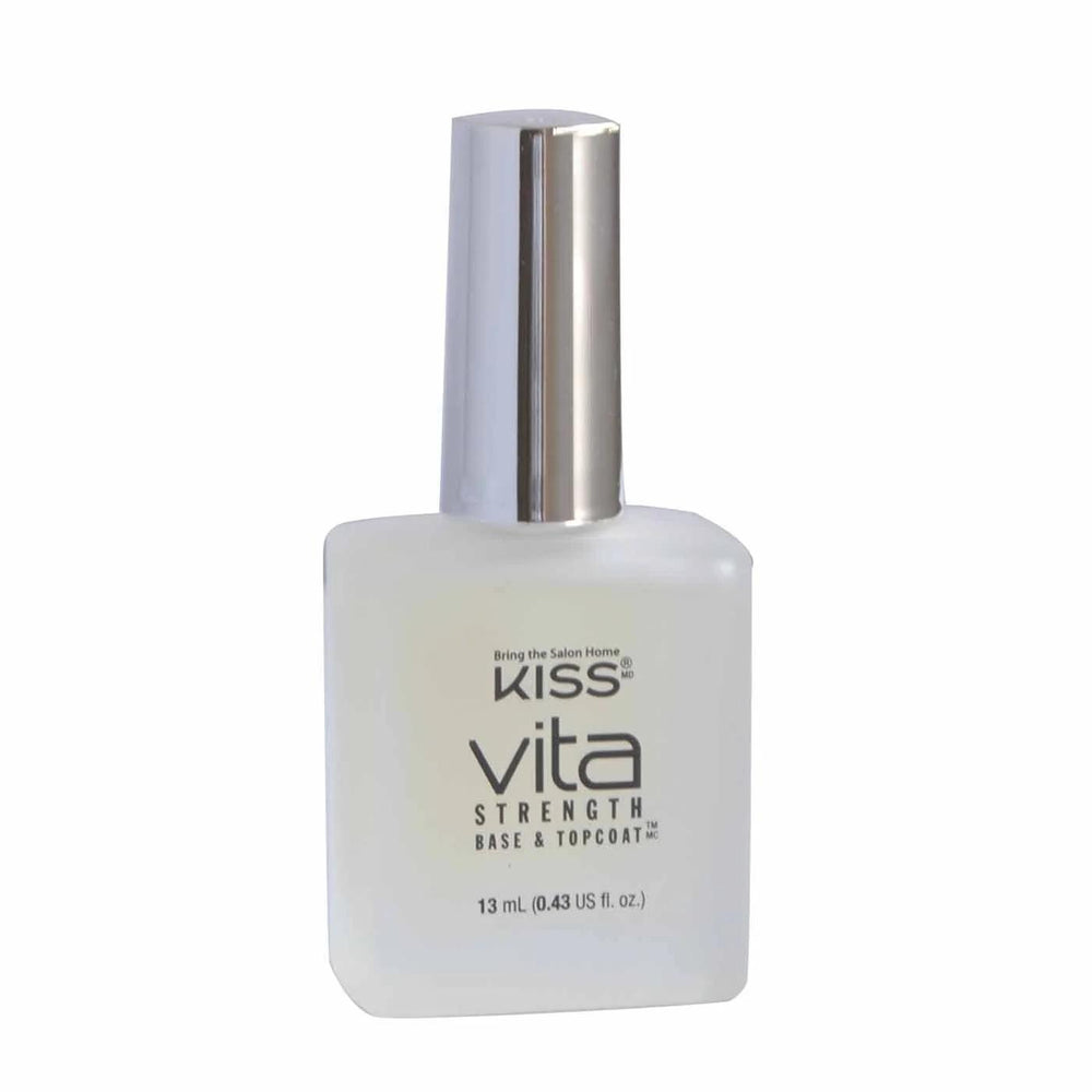 Kiss Double-Action Nail Strengthener & Protective Top Coat 1 pc