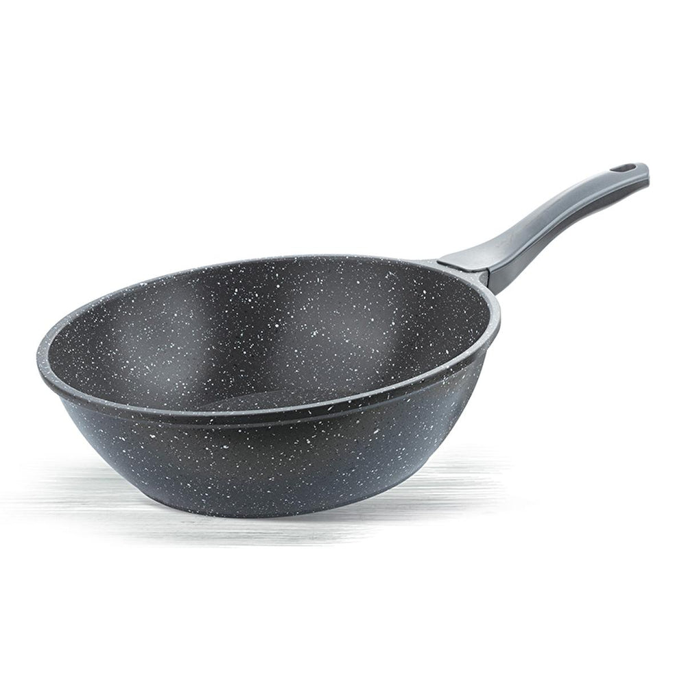 Thermoad 28cm Aluminum Die-Cast Wok Pan Tava - Energy Efficient, Lightweight, Non-Stick Granite Coated, PFOA & PFAS Free Thermoad Wok Pan: Non-Stick, Energy Efficient, Lightweight Tava wok pan, tava pan, aluminum wok, non-stick wok, granite coated wok, energy efficient cookware, lightweight wok pan, PFOA free wok, PFAS free wok, wok, tava, aluminum pan, non-stick pan, granite pan, energy efficient pan, lightweight pan, PFOA free pan, PFAS free pan, cookware, kitchen, cooking, home cooking, stir-fry, frying 
