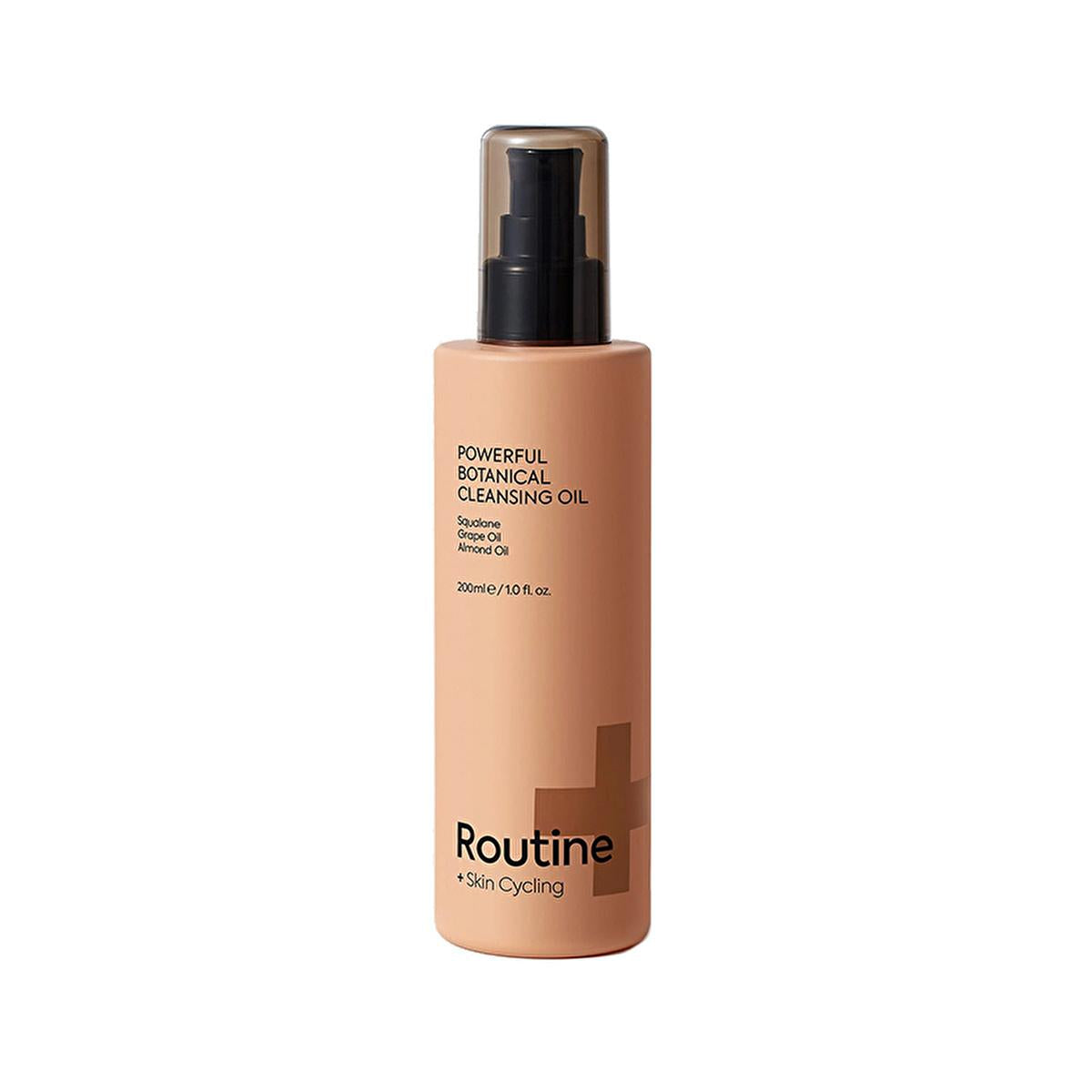 Routine+ Botanik Makyaj ve Yüz Temizleme Yağı 200 ml - Natural Face Cleanser & Makeup Remover for Sensitive Skin Routine+ Botanik Cleansing Oil - Natural Makeup Remover botanical cleansing oil, natural face cleanser, vegan skincare, sensitive skin friendly, makeup remover, cruelty-free beauty products, paraben-free, synthetic fragrance-free, PEG-free, gentle skincare, nourishing cleanser