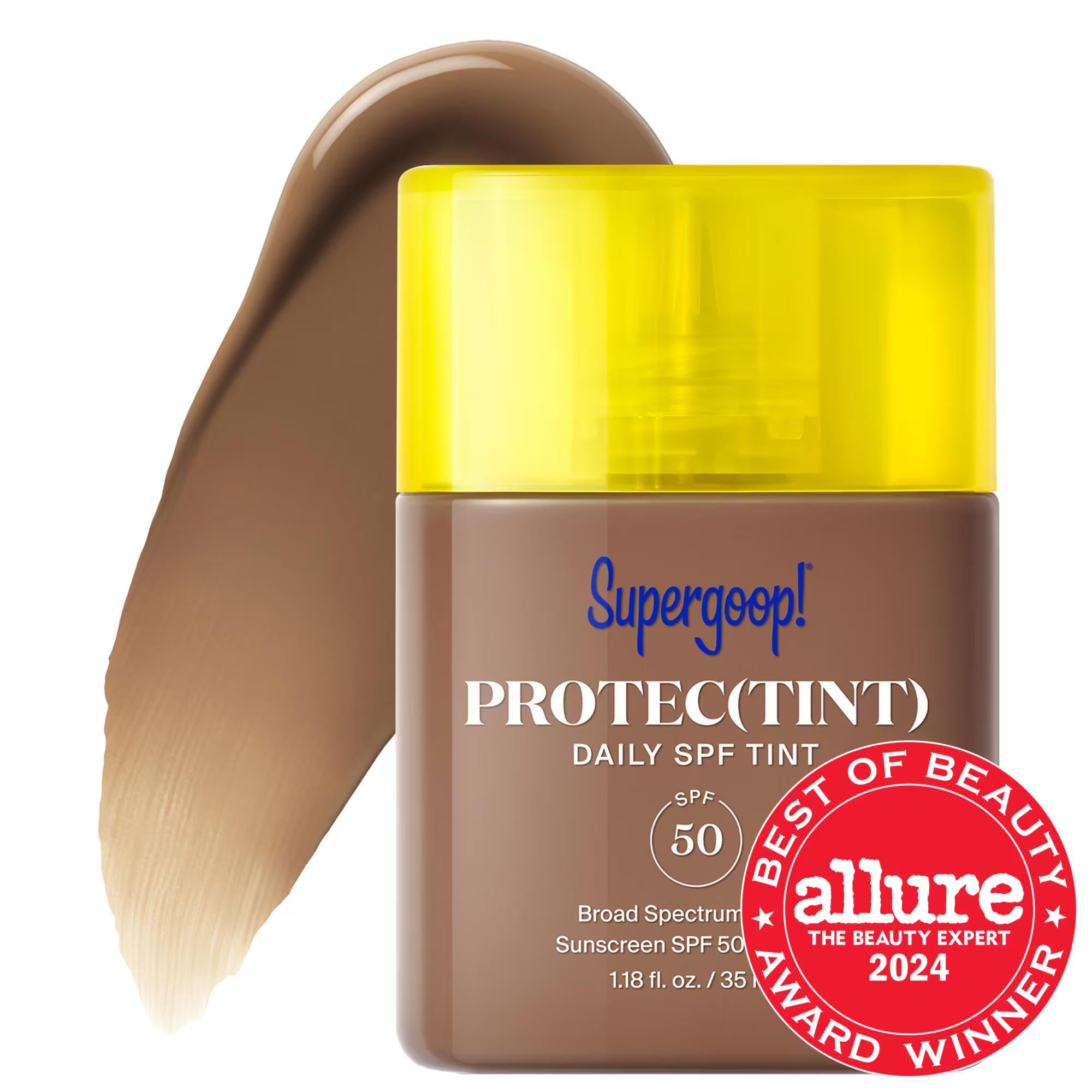 Protec(tint) Daily SPF 50 Tinted Sunscreen - Lightweight, Buildable Coverage, Cruelty-Free Cosmetics Protec(tint) SPF 50 Tinted Sunscreen - Lightweight & Cruelty-Free tinted sunscreen, SPF 50 sunscreen, daily sun protection, skincare-infused makeup, cruelty-free cosmetics, lightweight coverage, buildable coverage, natural finish, broad-spectrum protection, ectoin, hyaluronic acid-infused clay, zinc oxide, paraben-free, formaldehyde-free, liquid formulation, makeup with SPF, sun protection for daily use, ski