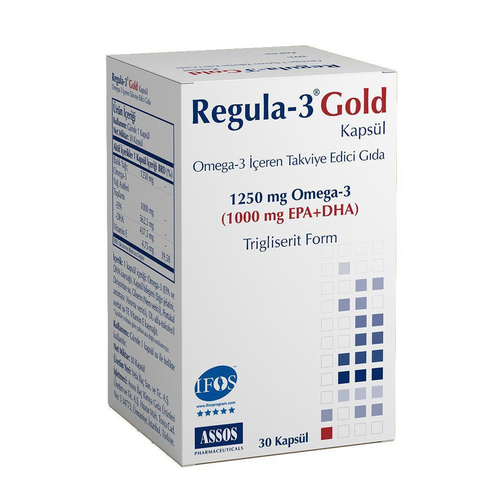 Regula-3 Gold Omega-3 Supplement, 30 Capsules - Vitamin & Supplement