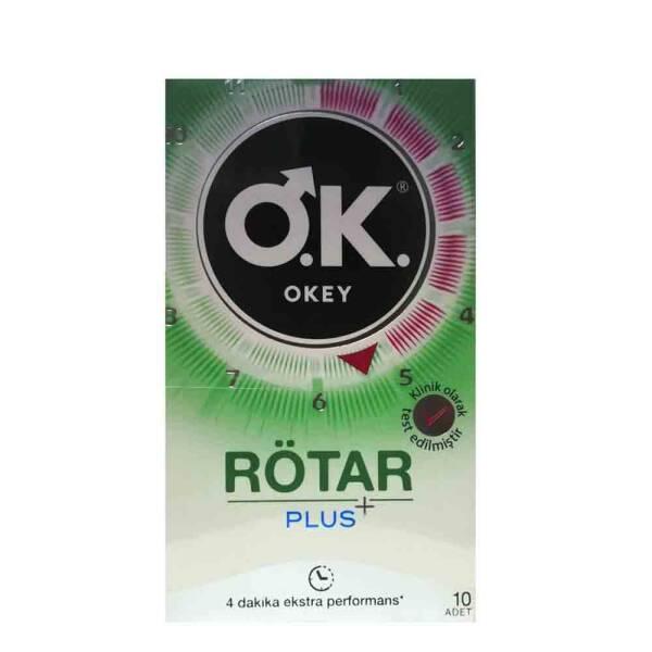 Okey Rötar Plus Condoms - 10 Count Extra Delay Effect for Enhanced Intimacy and Protection - Intimate Care