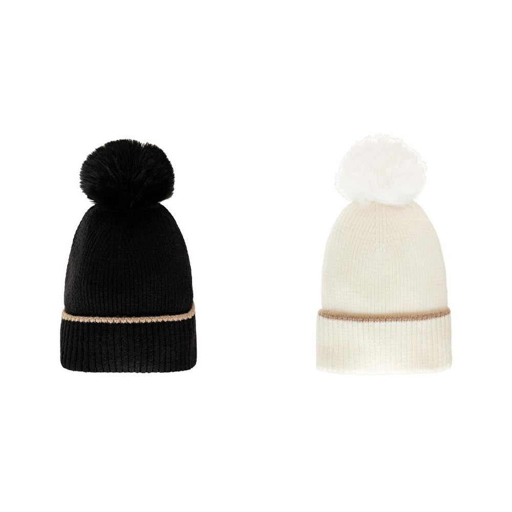 Eklips Striped Beanie Hat for Warm Styling