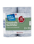 Flink Sauber Sticky Lint Roller Refills 33 Sheets 2-Pack
