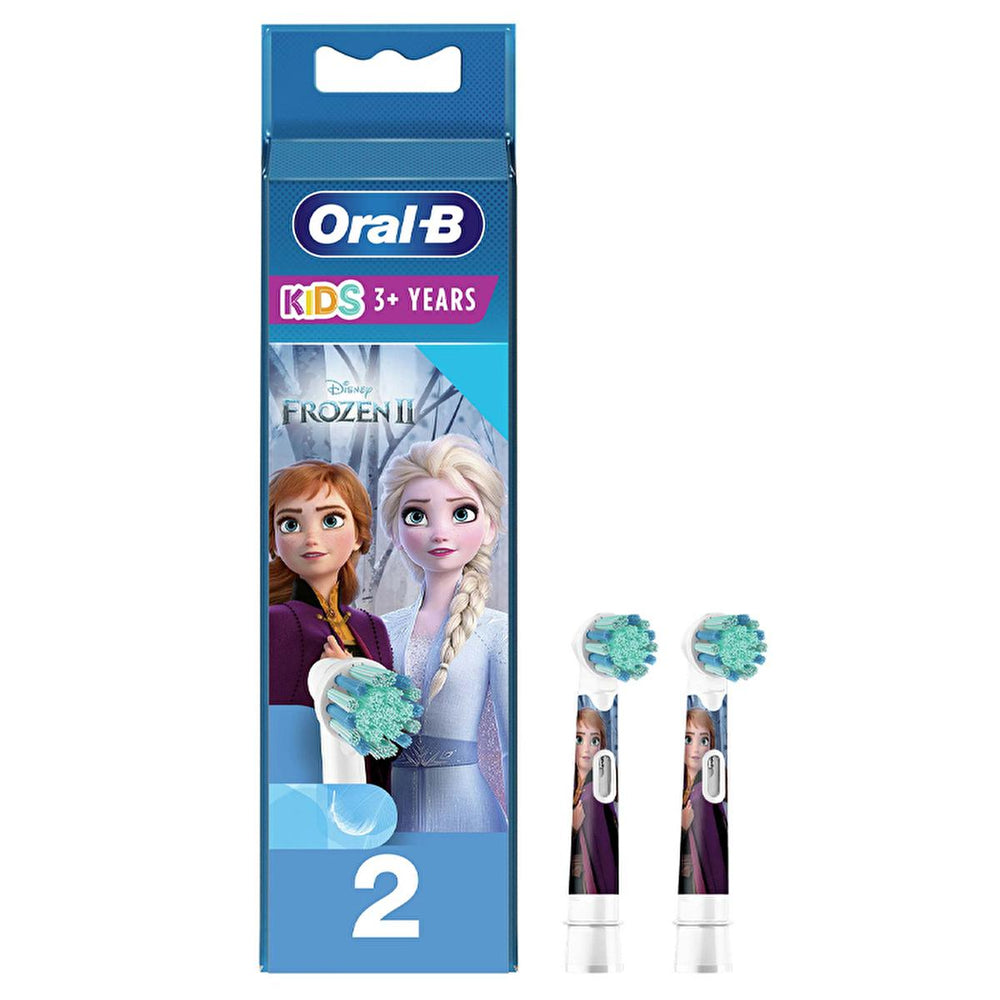 Oral-B Kids Electric Toothbrush Replacement Heads - Frozen 2 Theme, Gentle on Gums, Compatible with Oral-B Kids +3 - view 2