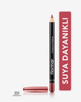 Flormar Mat Lip Liner - Waterproof, Long-Lasting, Matte Finish, 203 Subdued Pink - Lip Liner