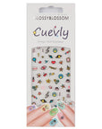 Glossy Blossom Nail Art Sticker Cuevly-96678