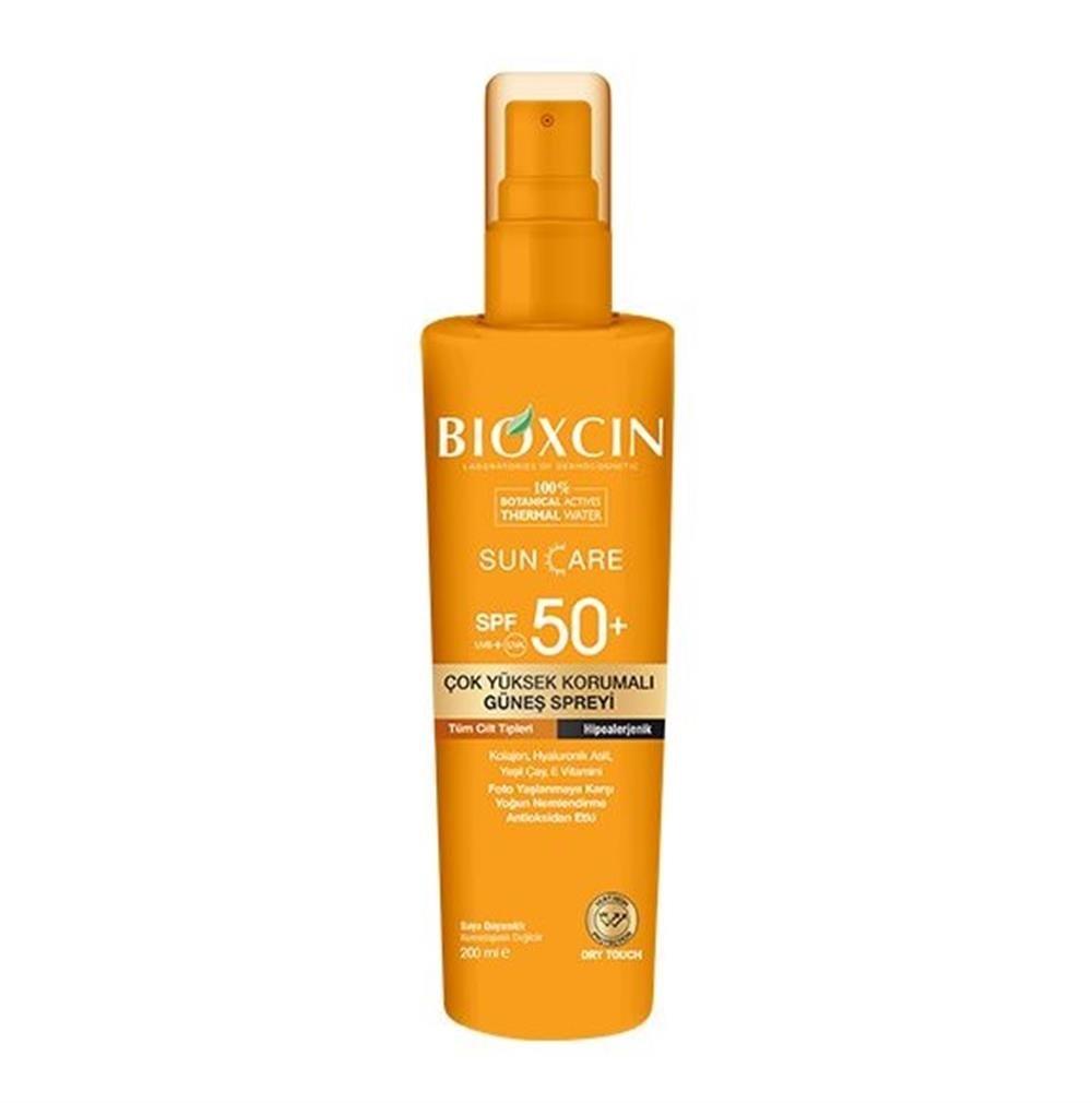 Bioxcin Sun Care SPF50+ Sunscreen Spray for All Skin Types - 200ml High Protection Sun Care Spray Bioxcin SPF50+ Sunscreen Spray - High Protection for All Skin Types Sunscreen Spray, SPF50+ Sun Protection, High Protection Sunscreen, Sun Care Spray for All Skin Types, Bioxcin Sun Care, Outdoor Sun Protection, Sensitive Skin Sun Care, UV Protection, Sunburn Prevention, Skin Health, Water-Resistant Sunscreen, Easy Apply Sunscreen, Family Sunscreen, Beach Essentials, Hiking Gear, Outdoor Gear