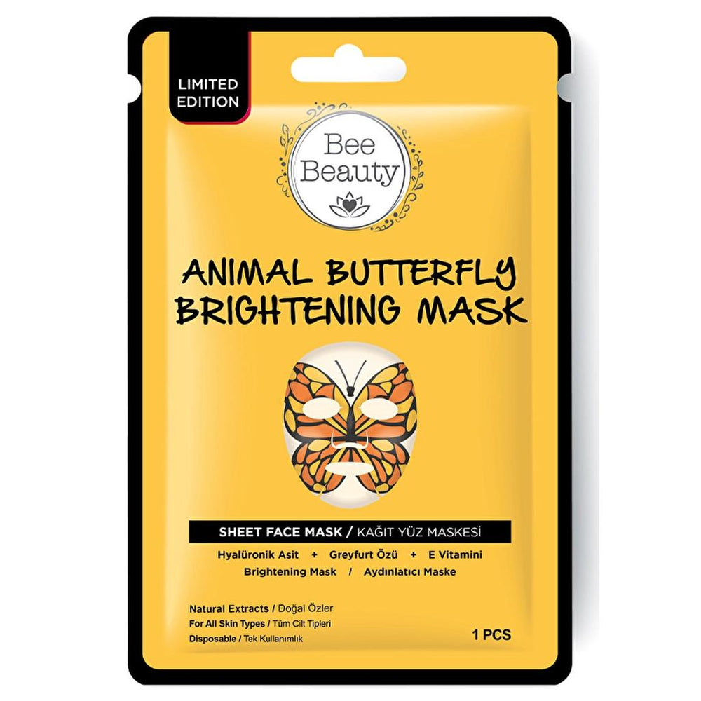 Bee Beauty Butterfly Sheet Mask for Glowing Skin 25g