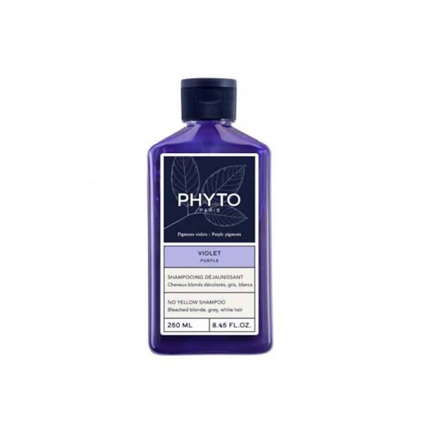 phyto purple shampoo bottle, phyto purple shampoo application, natural ingredients of phyto purple shampoo Phyto Purple Shampoo - Color Care | 250ml Phyto Purple Shampoo - Color Care | 250ml phyto, purple-shampoo, color-care, hair-care, blonde-hair, gray-hair, natural-ingredients, sulfate-free, cruelty-free, ai-generated