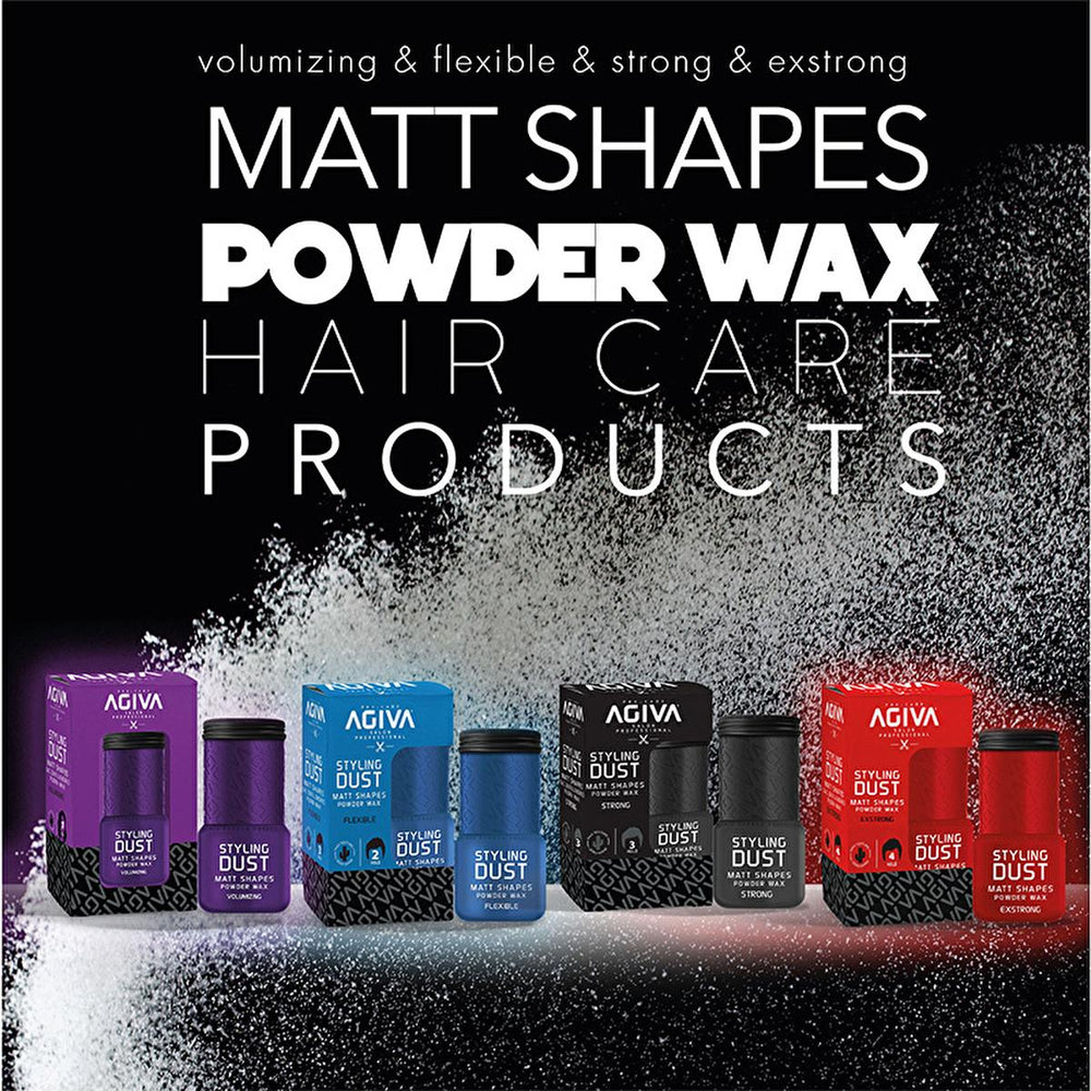 Agiva Hair Wax Powder 20g - Matte Finish, Volumizing & Oil Control for Men & Women - Hair Styling