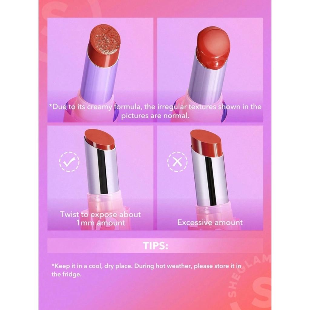 Sheglam Mirror Kiss Shine Lipstick Rule Breaker 2.3g
