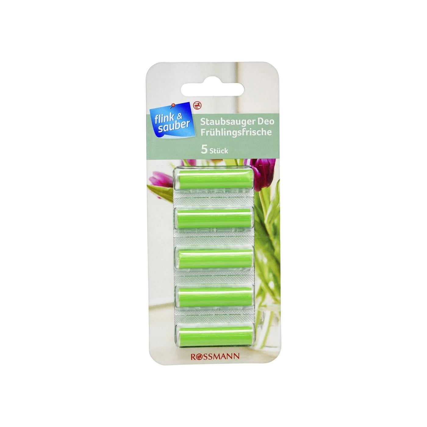 Flink Sauber Vacuum Cleaner Deodorizer Spring Freshness 5-Pack