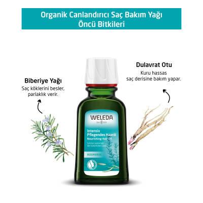 Weleda Organik Nourishing Hair Care Oil with Rosemary Extract - 1.69 fl oz Weleda Nourishing Hair Oil with Rosemary - 1.69 fl oz nourishing hair oil, organic hair care, rosemary extract hair treatment, natural hair nourishment, hair care oil for dry hair, Weleda, organic rosemary hair oil, natural hair care products, hair nourishment, hair protection, healthy hair, shiny hair, plant-based hair care, pre-wash hair treatment, leave-in hair oil