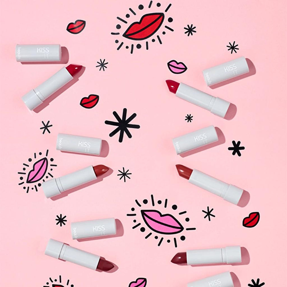 Beaulis Kiss It Matte Lipstick 124 Chilling Velvet Finish