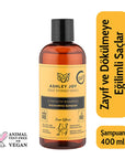 Ashley Joy Hair Loss Strengthening Shampoo - Garlic & Keratin Repair, Boost Volume & Shine - 400ml Ashley Joy Hair Loss Shampoo - Garlic & Keratin Repair hair loss shampoo, strengthening shampoo, garlic shampoo, keratin hair repair, volume boosting shampoo, anti hair fall shampoo, hair shine shampoo, damaged hair repair, Ashley Joy shampoo, dökülme karşıtı şampuan, hair strengthening, anti-breakage, hair repair, hair volume, hair shine, garlic extract, keratin, shampoo, hair care, hair treatment, hair fall 