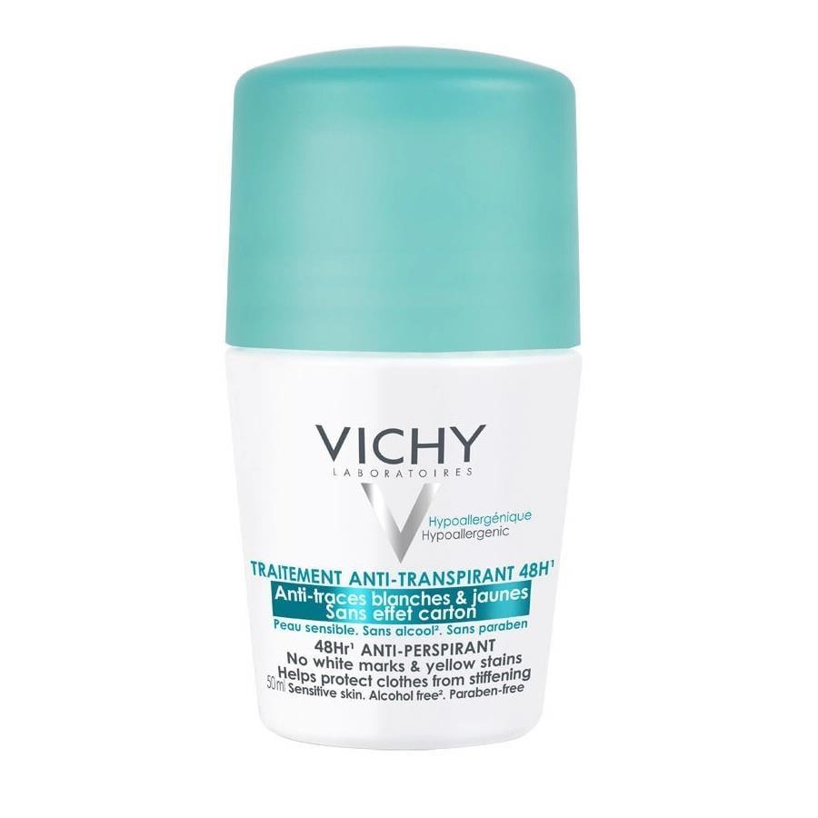 Vichy Anti-Perspirant Deodorant Roll-On 50ml - Non-Staining, Long-Lasting Freshness - image 2