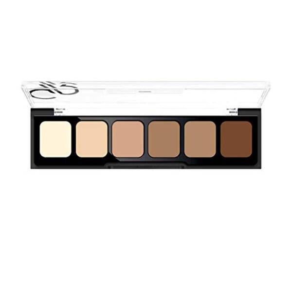 Golden Rose Correct & Conceal Concealer Cream Palette 6x2g 02 Medium To Dark - image 2
