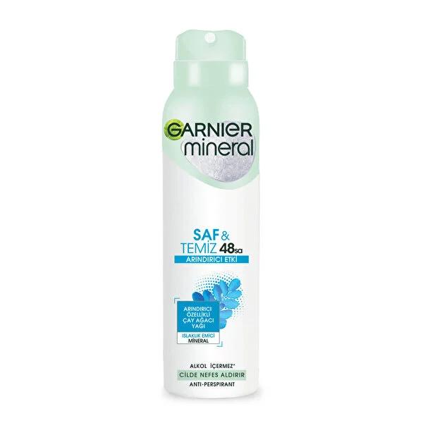 Garnier Natural Mineral Deodorant Spray, Anti-Perspirant for Long Lasting Freshness - 48 Hour Protection Garnier Mineral Deodorant Spray - 48 Hour Protection Natural Deodorant, Anti-Perspirant Spray, Long Lasting Freshness, Mineral Deodorant, 48 Hour Protection, Garnier, Personal Hygiene, Body Odor Control, Natural Ingredients, Deodorant Spray