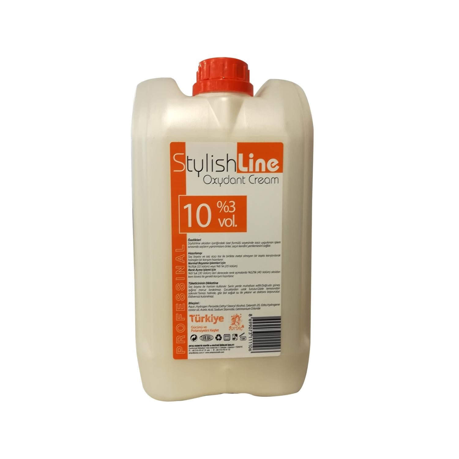 Stylish Line Oksidan Krem 10 Volum %3 5000 ml - Bulk Hair Oxidizing Cream for Professionals Stylish Line Oksidan Krem 10 Volum 5000 ml - Bulk Hair Oxidizing Cream Hair oxidizing cream, 10 volume developer, Bulk hair care products, Stylish Line Oksidan Krem, Professional hair coloring products, Hair care, Hair coloring, Bleaching, Professional hairstylists, Bulk purchases, Cost-effective hair care, Hair care products