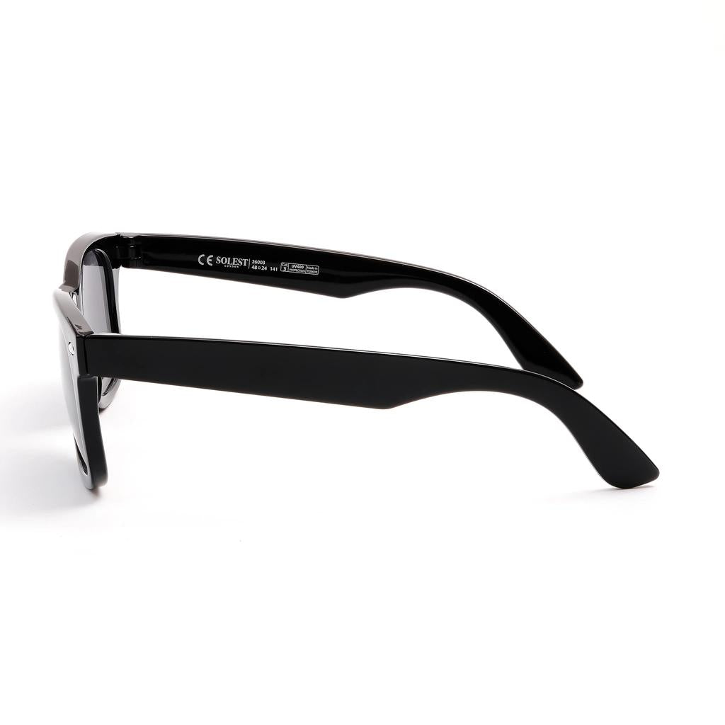 Solest London Unisex Black Sunglasses 26003