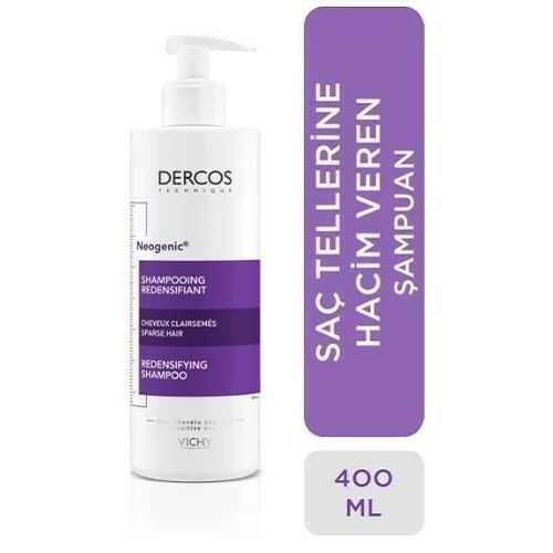 Vichy Dercos Neogenic Redensifying Shampoo for Hair Loss & Thinning Hair, 13.53 fl oz - Volumizing & Densifying for Men & Women Vichy Dercos Neogenic Shampoo for Hair Loss & Thinning Hair Vichy Dercos Neogenic Shampoo, Hair Loss Shampoo, Redensifying Shampoo, Volumizing Shampoo for Thinning Hair, Shampoo for Hair Density, Hair Care, Hair Loss Treatment, Thinning Hair Solution, Men's Hair Care, Women's Hair Care, Salicylic Acid Shampoo, Hydroxypropyl Guar Shampoo, Gentle Shampoo, Non-Weighty Shampoo