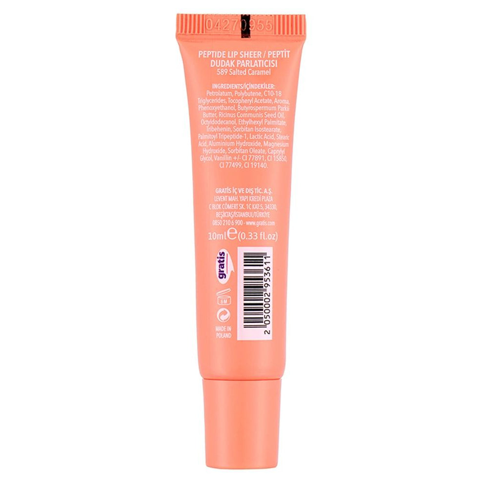 LYKD Peptide Lip Sheer Gloss in Salted Caramel 589