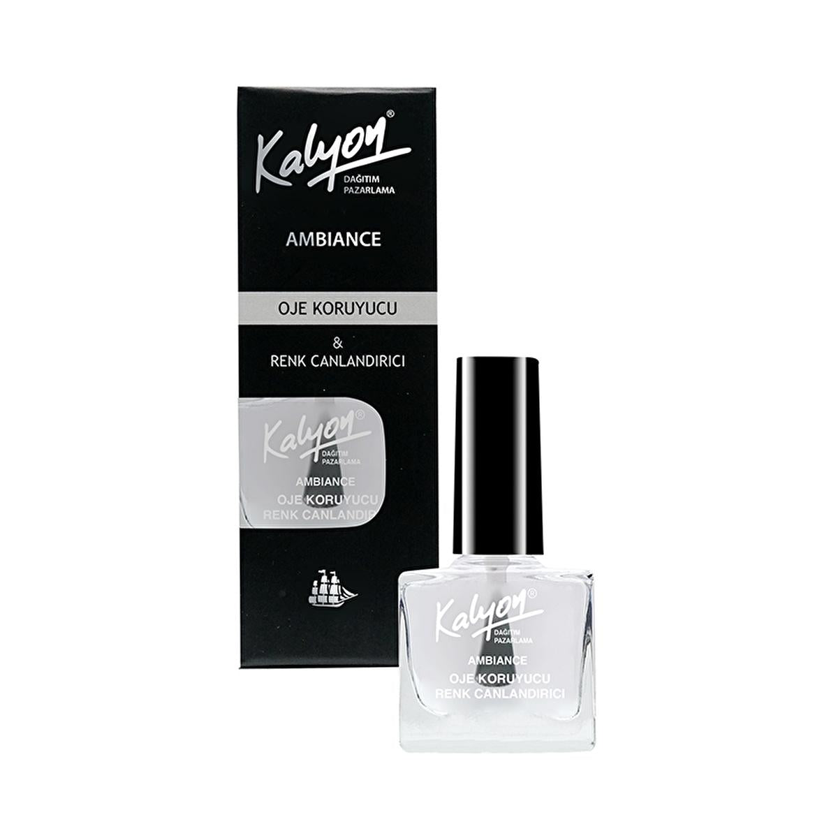 kalyon-nail-polish-protector-bottle, kalyon-nail-polish-in-application Kalyon Nail Polish Protector - Long-lasting Color Retention | Targeted for All Nail Enthusiasts Kalyon Nail Polish Protector kalyon, nail-polish-protector, nail-care, long-lasting-color, beauty-products, nail-enjoyment, manicure-care, nail-color, ai-generated