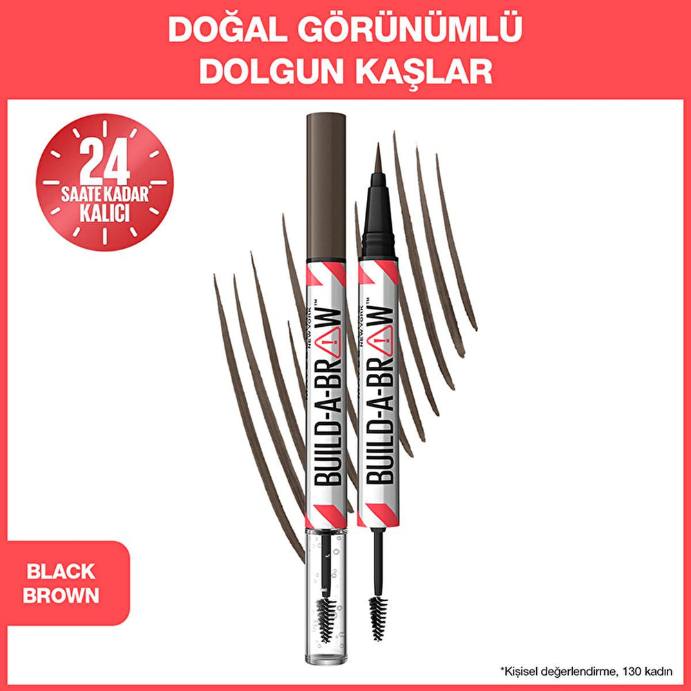 Maybelline Build a Brow 2-in-1 Eyebrow Pencil & Gel - Long-Lasting, Smudge-Proof Eyebrow Makeup Solution - view 5