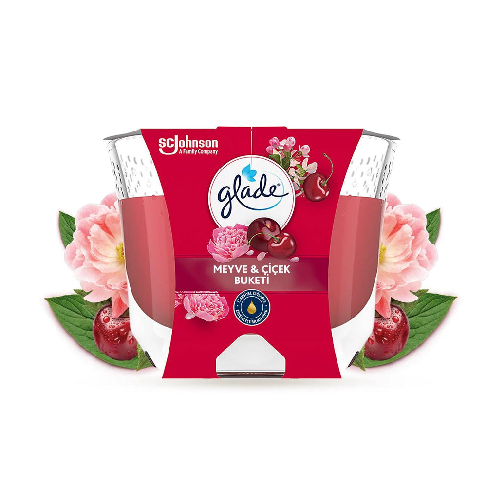 Glade Large Candle Peony 204 g